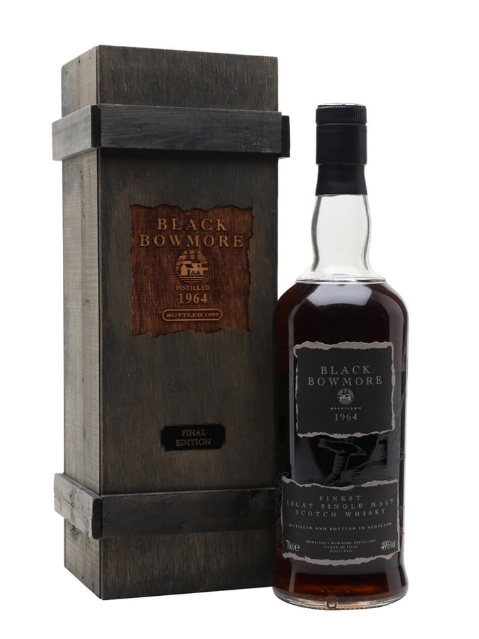 Black Bowmore 1964 31 Year Old Final Edition Islay Single Malt Scotch Whisky