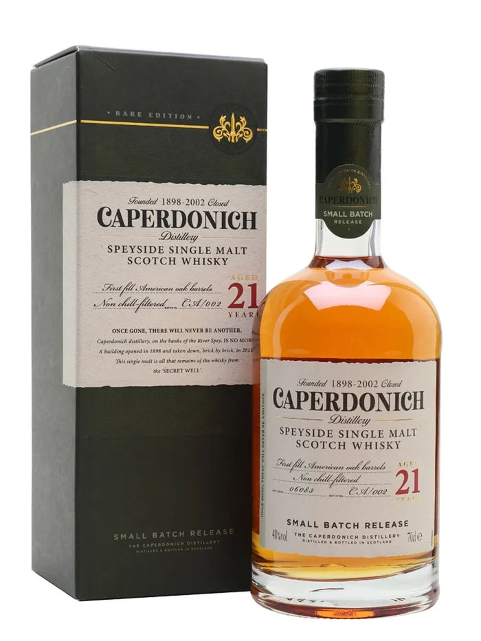 Caperdonich 21 Year Old Secret Speyside Single Malt Scotch Whisky