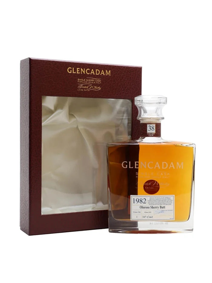 Glencadam 1982 38 Year Old Oloroso Sherry Cask Highland Single Malt Scotch Whisky