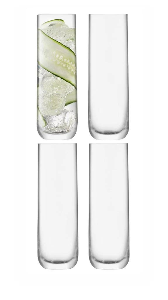 LSA Borough Highball Glasses (Set of Four)