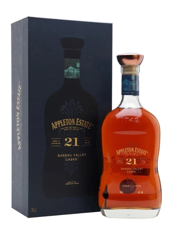 Appleton Estate 21 Year Old Rum Nassau Valley Casks